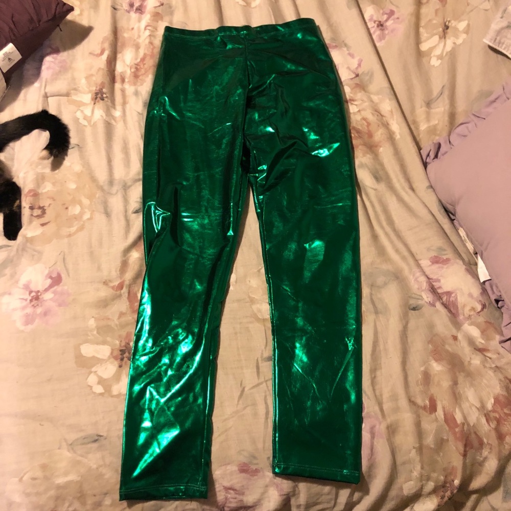 Green spandex
